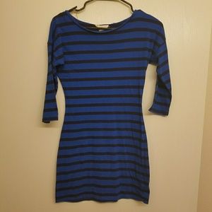 Derek Heart Blue Stripe Dress